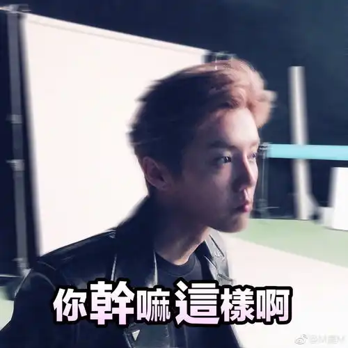 鹿晗宠粉发自拍未料lwjj光速产出表情包
