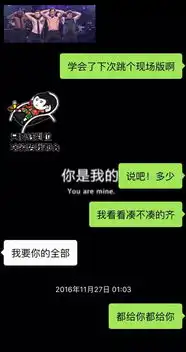 晒一晒你和对象的聊天截图.
