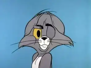 跪求猫和老鼠中汤姆猫一脸无奈的表情
