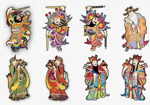 8款中国传统门神财神年画矢量素材图片免费下载高清卡通手绘psd千库网图片编号7222806
