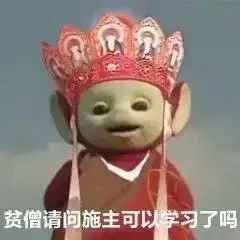 施主,请问你在学习吗
