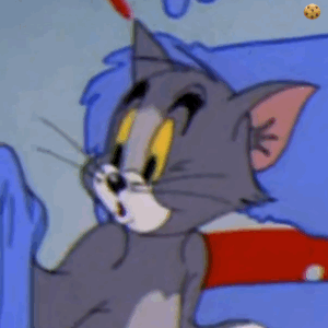 可爱表情包猫和老鼠

