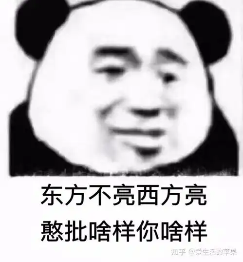 沙雕怼人斗图的熊猫头表情包二
