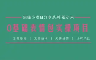 祖小来表情包变现盈利模式,新手操作也能月入过万哔哩哔哩干杯bilibili
