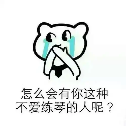 前方高能一大波最新练琴表情包来袭,你都看过了吗
