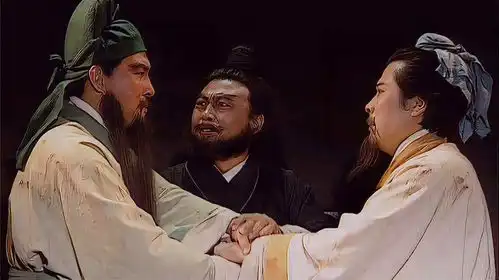 刘关张桃园三结义,关羽一连串的豪言壮语,张飞俺也一样
