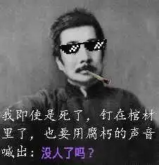 鲁迅恶搞表情包,鲁迅我没说过这句话
