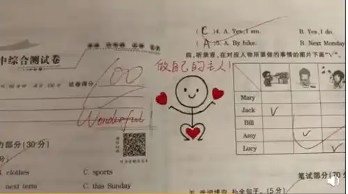 开眼了这样的老师你见过吗作业批出了手账的感觉
