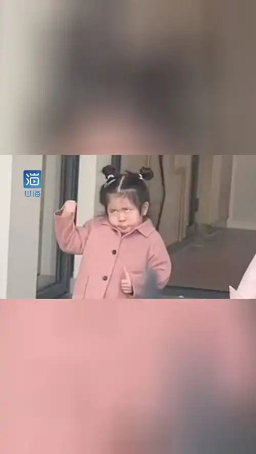 人类幼崽的迷惑行为萌娃排队放学上演表情包连拍
