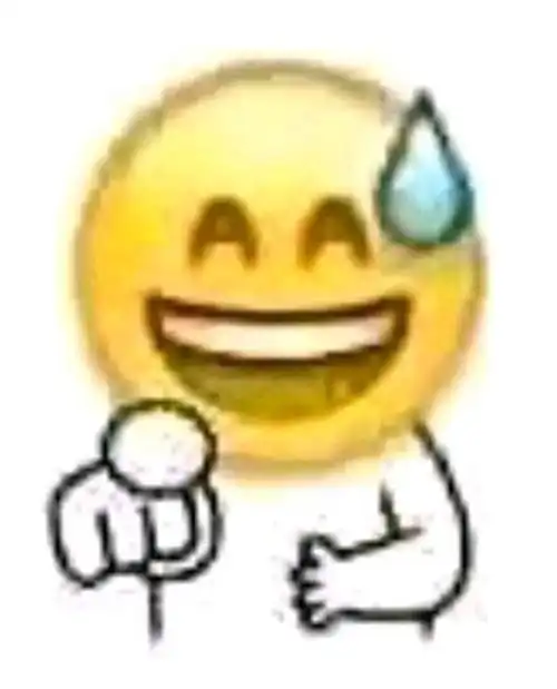 全情绪表达流汗表情包
