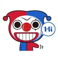 微信的女小丑头像
