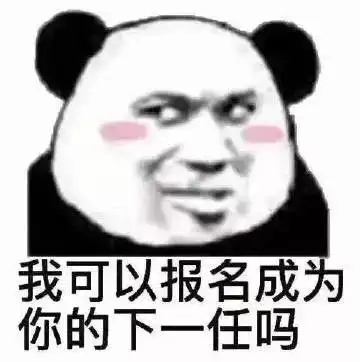 表情包我可以报名成为你的下一任吗
