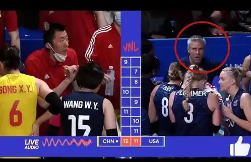 朱婷对女排有多重要看美国主教练大赛布置战术的表情就懂了
