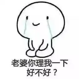 表情包老婆大人,我知道错了
