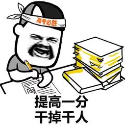 2017年高考加油表情包高清无水印版本