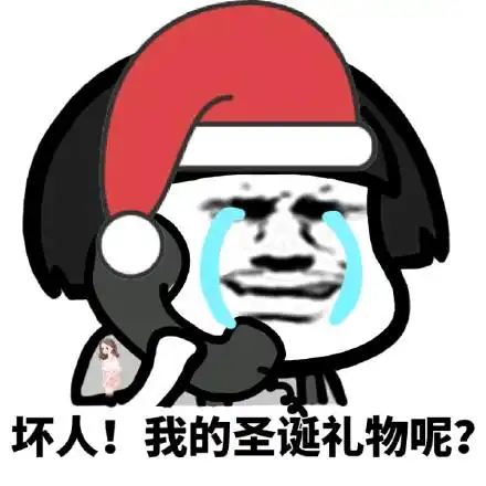 要圣诞礼物的表情包合集
