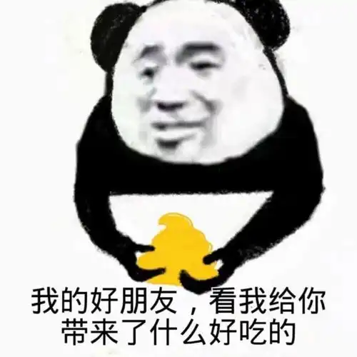 熊猫头表情包i这笔巨款不能再用了,留着过年
