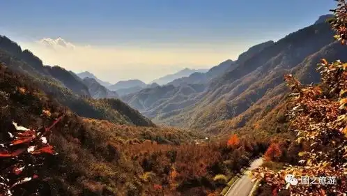 西安向南1h,这条秦岭老国道有撩人的秋色人少路好走