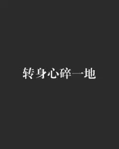 转身心碎一地
