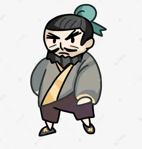 表情三国演义张飞羽卡通人物插画素材图片免费下载千库网表情
