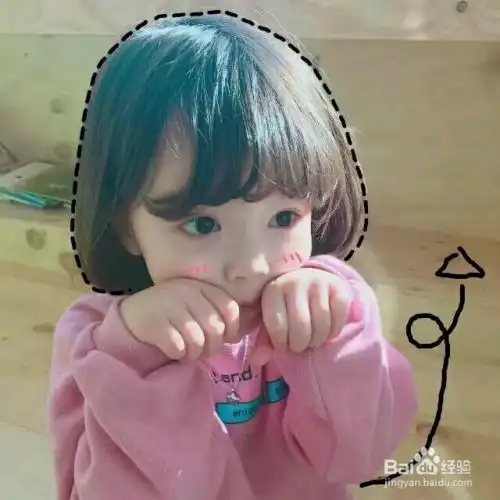 可爱萌娃表情包小女孩