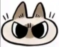 超级可爱的暹罗猫猫豆泥表情包
