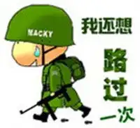 经典qq自定义表情之路过

