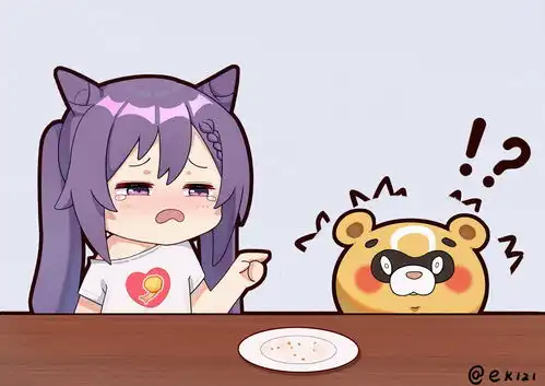 b站画师ek121的胡桃表情包
