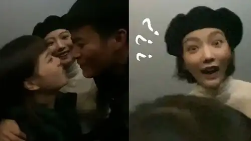 37岁王珞丹与情侣合影被秀恩爱,亲嘴惊成表情包,网友王落单
