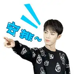 肖战的独家表情包,动图宇宙安排上了
