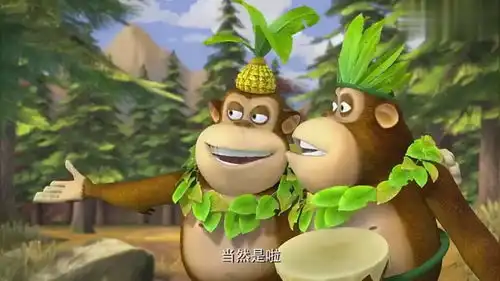 熊出没吉吉表哥给强哥搭房子,成为新的森林之王
