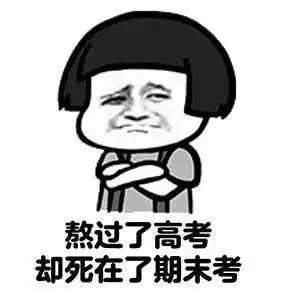 大学生考试周实况
