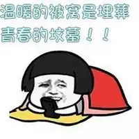 躲在被窝的搞笑表情包微信头像图片大全
