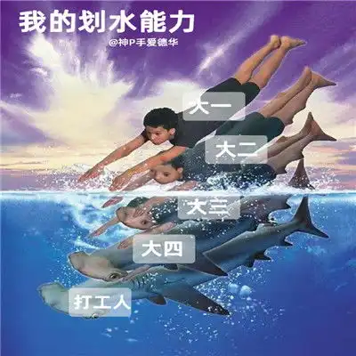 2021大学生当代进化史微信表情包大学一个改变你的地方
