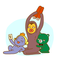 陌陌哎呦熊动态表情节日篇
