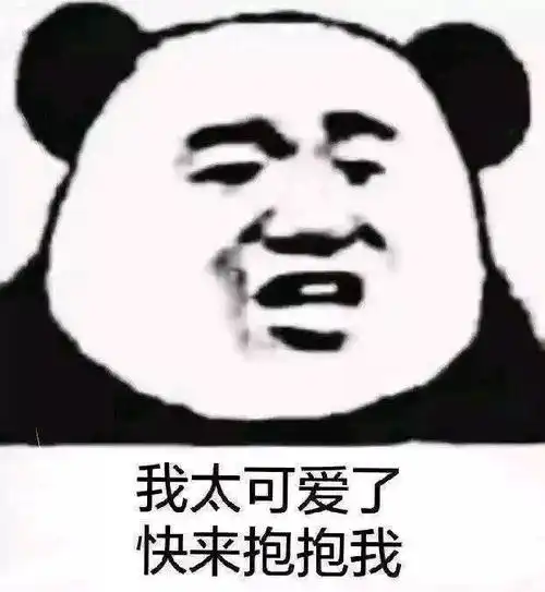 沙雕表情包小熊猫系列
