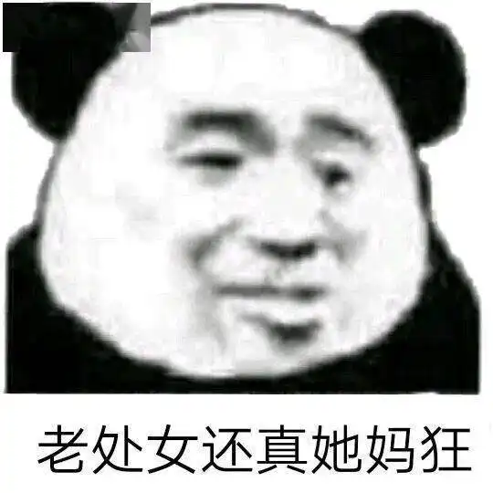 熊猫头表情包i我讨厌用情侣头像的人
