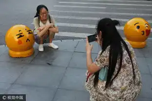 太萌拦车石变表情包民众拍照留念
