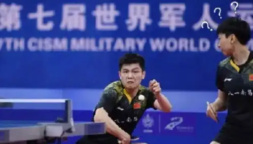 乒乓球队被玩坏了马龙樊振东面部用力表情包频出,抓紧双击保存
