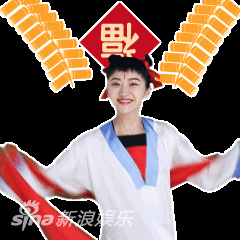 景甜化身欢脱小哪吒魔性表情包俏皮又可爱
