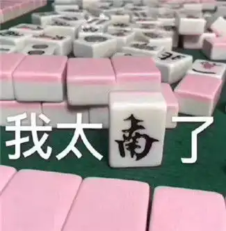 我太南了麻将表情包
