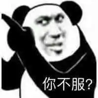 你不服熊猫头表情包熊猫不服表情
