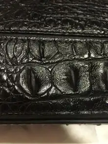 求各位大神帮忙解答懂行的来懂鳄鱼皮具的来我买个包2000多帮忙辨别真假鳄鱼皮真假
