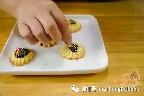 有圣诞感觉的曲奇饼干
