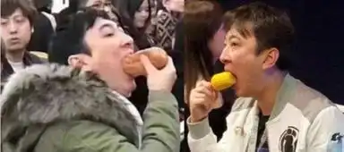 王思聪吃玉米上热搜,吃热狗的表情如出一辙,网友新表情包来了

