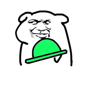 教皇坏坏手持绿帽gif动图表情包制作表情包在线制作
