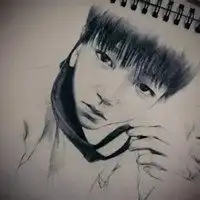 王俊凯素描帅气头像微信头像图片大全
