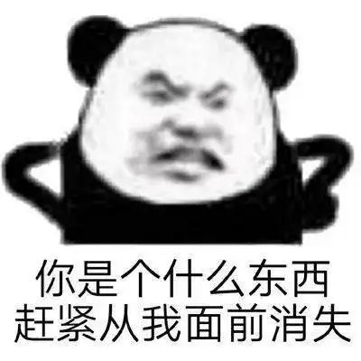 搞怪熊猫头表情包

