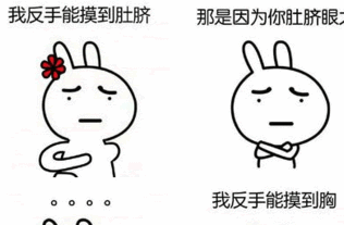恶搞兔反手摸肚脐qq表情免费版下载
