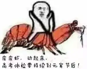 皮皮虾,我们不走,就在这为高考学生体检工作
